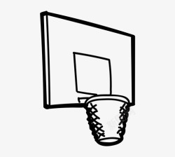 篮板球篮球篮板球门图标高清图片
