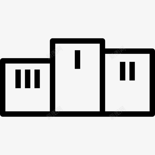 奥林匹克基座体育图标svg_新图网 https://ixintu.com 体育 奥林匹克基座