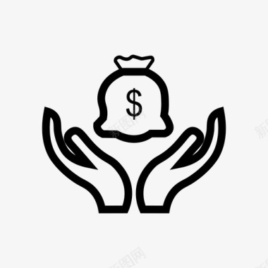 储蓄护理金融图标图标