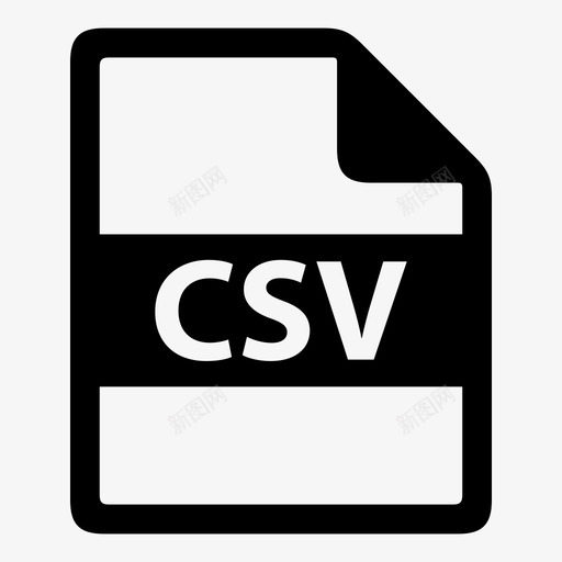 csv文件文件格式图标svg_新图网 https://ixintu.com csv 文件 文件格式 文件类型
