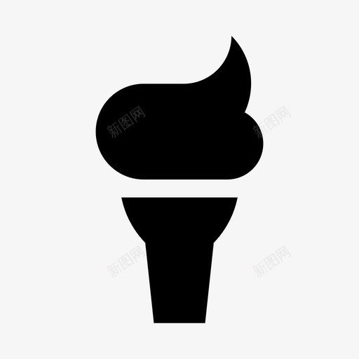冰淇淋甜筒冰淇淋筒冷的图标svg_新图网 https://ixintu.com 冰淇淋 冰淇淋甜筒 冰淇淋筒 冷的 固体 沙漠 甜的 食物5