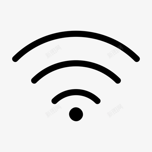 wifi接收rss图标svg_新图网 https://ixintu.com rss wifi 传输 信号 接收