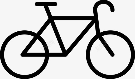 自行车山地赛车图标图标