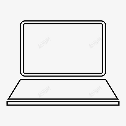 笔记本电脑互联网个人电脑图标svg_新图网 https://ixintu.com 个人电脑 互联网 工作 技术 笔记本电脑