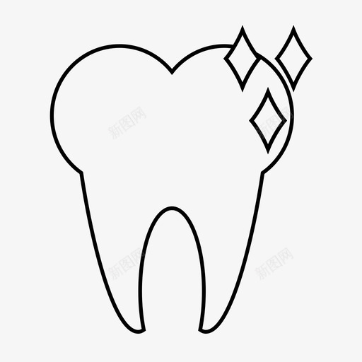 干净的牙齿健康的牙齿磨牙图标svg_新图网 https://ixintu.com 健康的牙齿 干净的牙齿 强壮 牙医 牙齿 磨牙