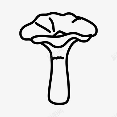 蘑菇食物种植图标图标