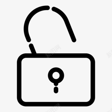 解锁挂锁隐私图标图标