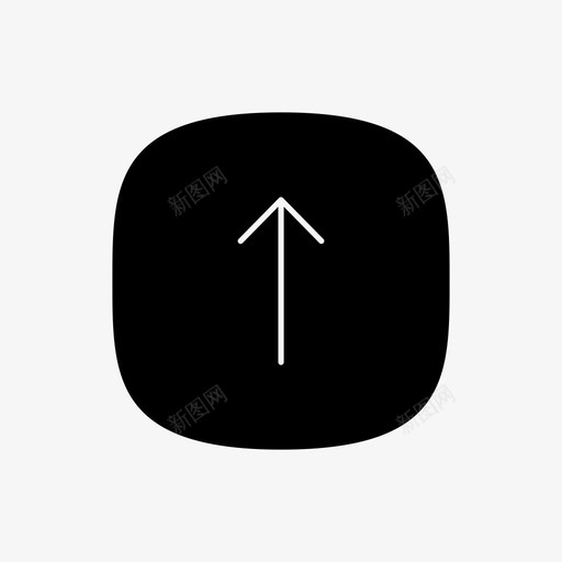 上箭头导航导航标志图标svg_新图网 https://ixintu.com 上箭头 导航 导航标志 随机图标