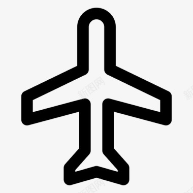 飞行模式飞机标志飞机图标图标