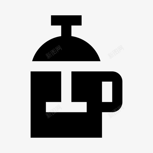 法式印刷机酿造咖啡壶图标svg_新图网 https://ixintu.com 咖啡壶 固体 法式印刷机 茶 草药 酿造 食品5