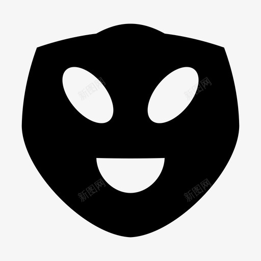 面具幽灵邪恶图标svg_新图网 https://ixintu.com 幽灵 怪异 诡异 邪恶 面具