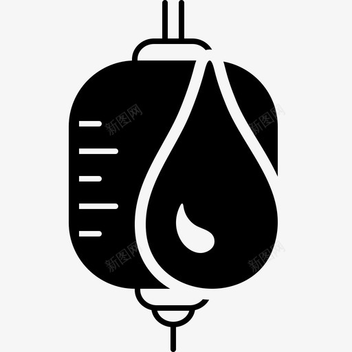 血液袋子银行图标svg_新图网 https://ixintu.com 捐献 救命 血液 袋子 银行 静脉注射袋