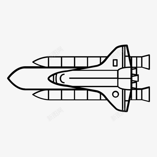 航天飞机载人可重复使用的飞行器图标svg_新图网 https://ixintu.com 可重复使用的飞行器 宇宙飞船 航天飞机 车辆运输 载人