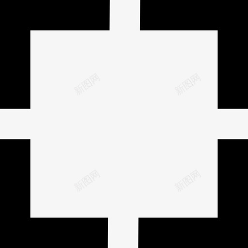 正方形四边形形状图标svg_新图网 https://ixintu.com 四边形 对称 形状 方形 正方形