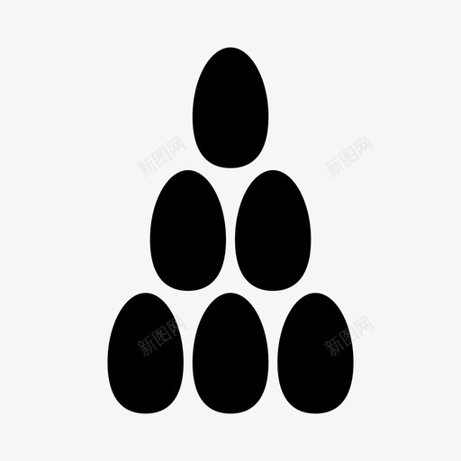 卵孵化壳图标svg_新图网 https://ixintu.com 卵 卵字形 壳 孵化