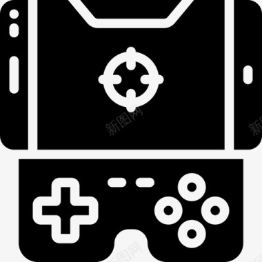 手机游戏控制器开发视频游戏图标图标