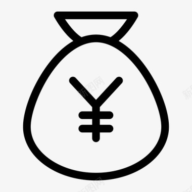 日元包银行货币图标图标