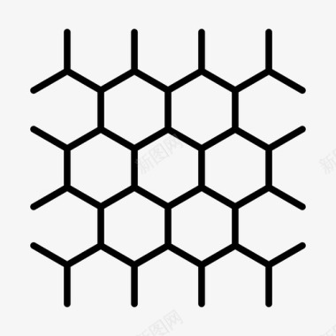 蜂蜜质地蜜蜂蜂巢图标图标