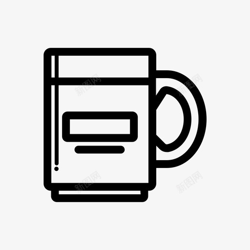 杯子冷喝图标svg_新图网 https://ixintu.com 冬天 冷 喝 杯子 热 穿