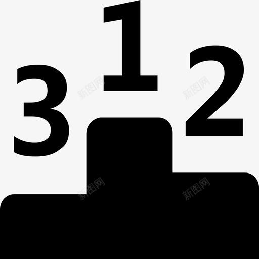排行积分svg_新图网 https://ixintu.com 排行积分 sidebar_ranking 填充 单色 扁平