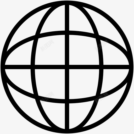世界各地全球各地国际图标svg_新图网 https://ixintu.com 世界各地 企业线图标 全球各地 国际 星球