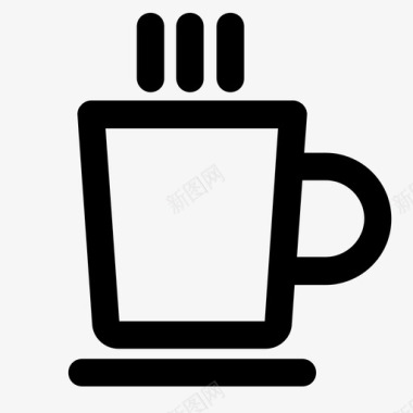 杯子碗咖啡图标图标