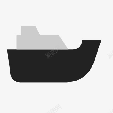 船驳船游船图标图标
