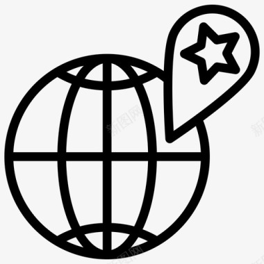 本地搜索引擎优化全球位置图标图标