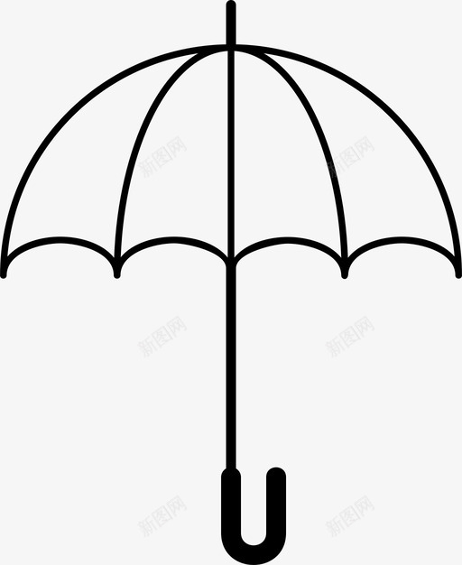 伞保护伞雨伞图标svg_新图网 https://ixintu.com 伞 伞保险 保护伞 天气 雨伞