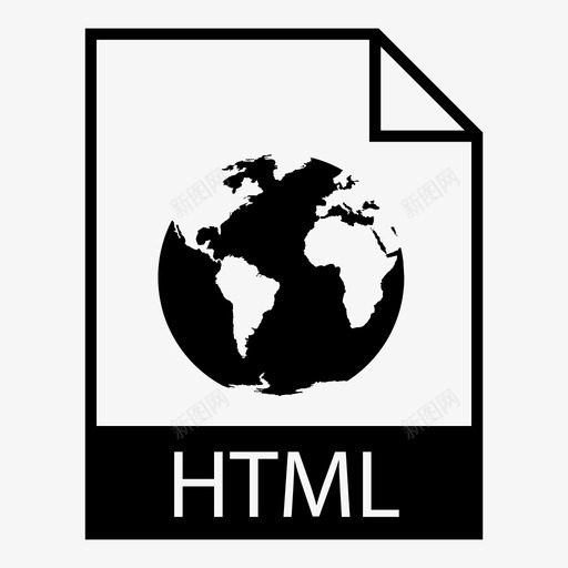 网页代码文件类型图标svg_新图网 https://ixintu.com html 代码 文件类型 文档格式 网页 超文本标记语言