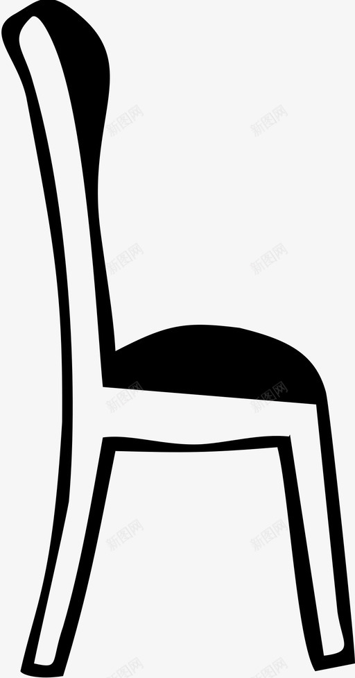 房子里的椅子图标svg_新图网 https://ixintu.com 房子里的椅子