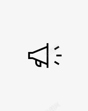 扩音器扬声器goracio图标图标