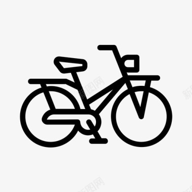自行车阿姆斯特丹加利福尼亚自行车图标图标