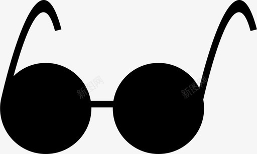 眼镜镜片太阳镜图标图标