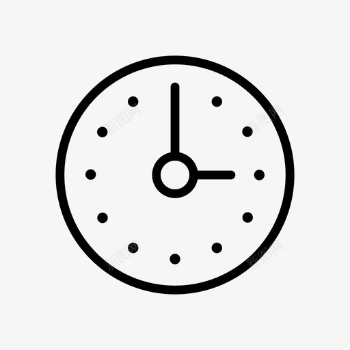 时间时钟秒图标svg_新图网 https://ixintu.com 挂钟 时钟 时间 时间管理 电子商务 秒