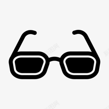 眼镜时尚光学图标图标