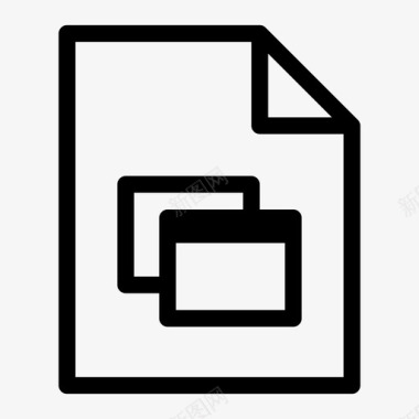 应用程序文档文件图标图标