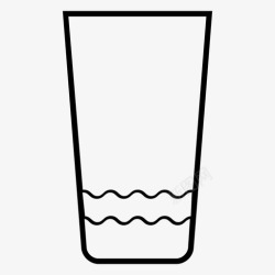 玻璃水icon玻璃水四分之一数量容器图标高清图片