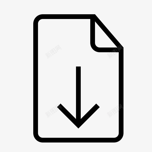 icon-57-document-downloadsvg_新图网 https://ixintu.com icon-57-document-download