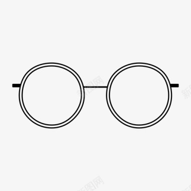 眼镜镜片外表图标图标