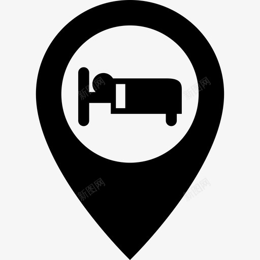 mappin酒店地址目的地图标svg_新图网 https://ixintu.com mappin mappin酒店 pins和flags 位置 地址 目的地