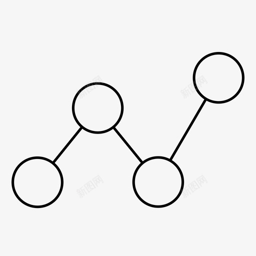 折线图数据图表图标svg_新图网 https://ixintu.com 图表 折线图 数据 简单图表