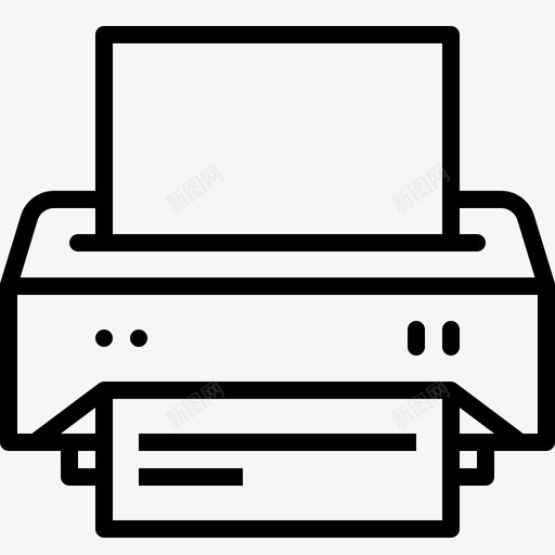 pc打印机复印机小工具设备图标svg_新图网 https://ixintu.com pc打印机 复印机 小工具设备