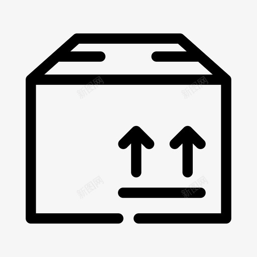 包装侧面包装箱顶部图标svg_新图网 https://ixintu.com 包装侧面 包装箱 物流1间隙介质 顶部