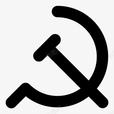 共产主义左翼政治图标图标