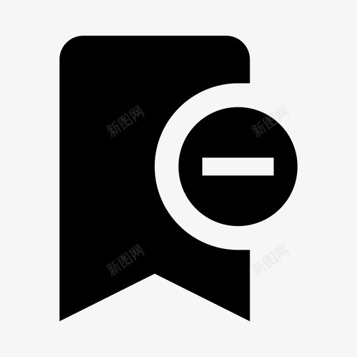书签删除条纹图标svg_新图网 https://ixintu.com 书签 删除 实心 条纹 界面2