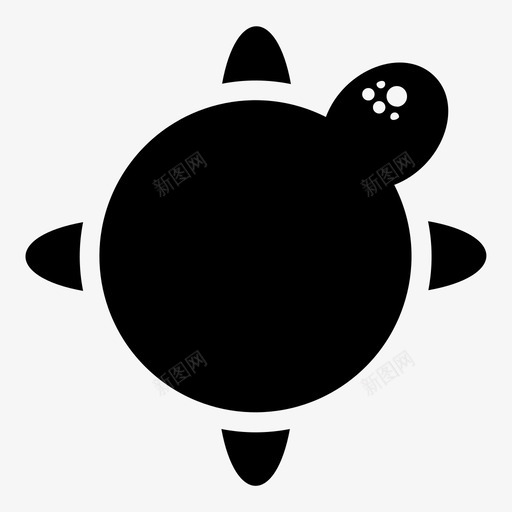 龟海龟壳图标svg_新图网 https://ixintu.com 海 龟 龟壳
