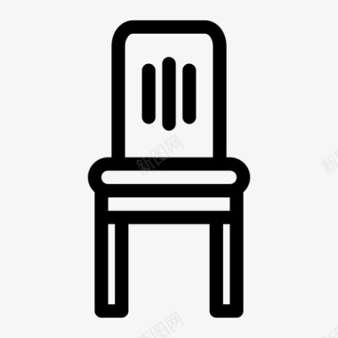 椅子餐椅家具图标图标