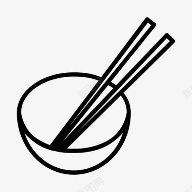 碗亚洲中国图标图标