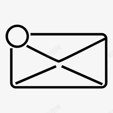 电子邮件信封通知图标图标